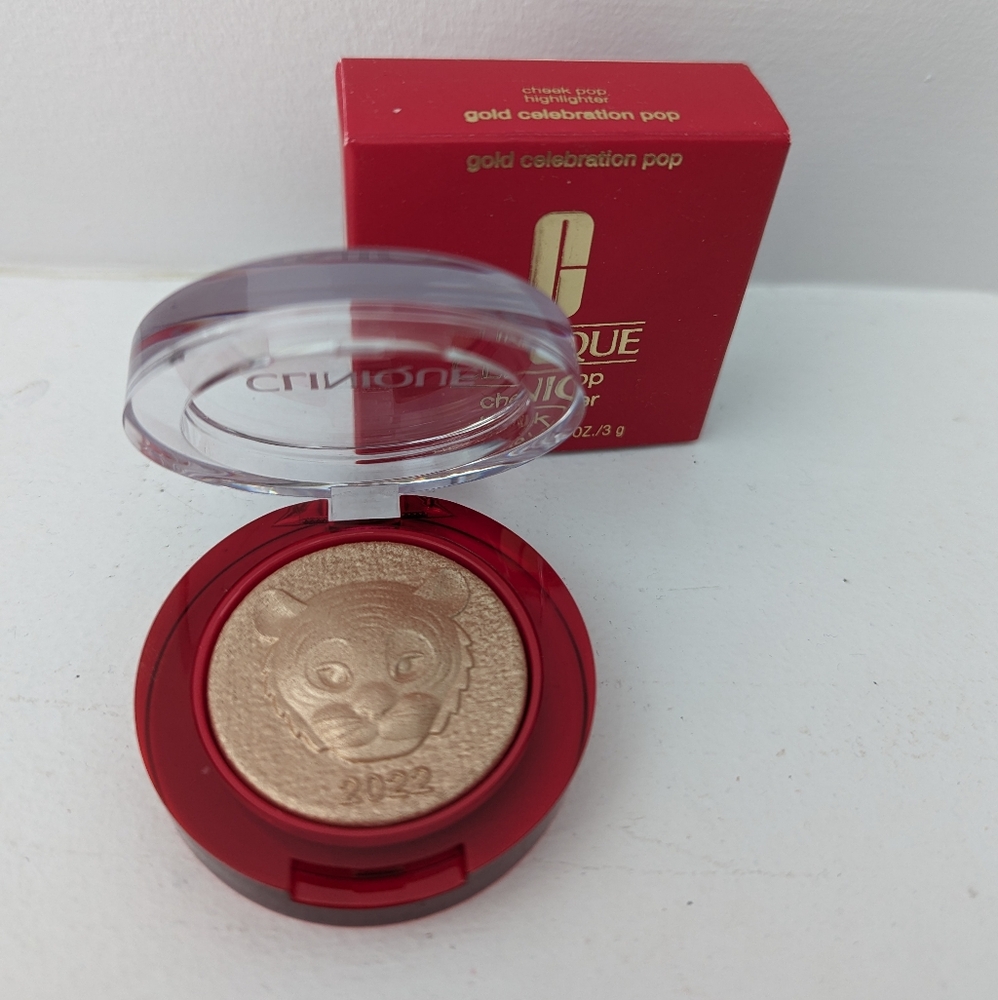 Clinique Cheek Pop Highlighter Tiger Gold Celebration Pop Limited Edition